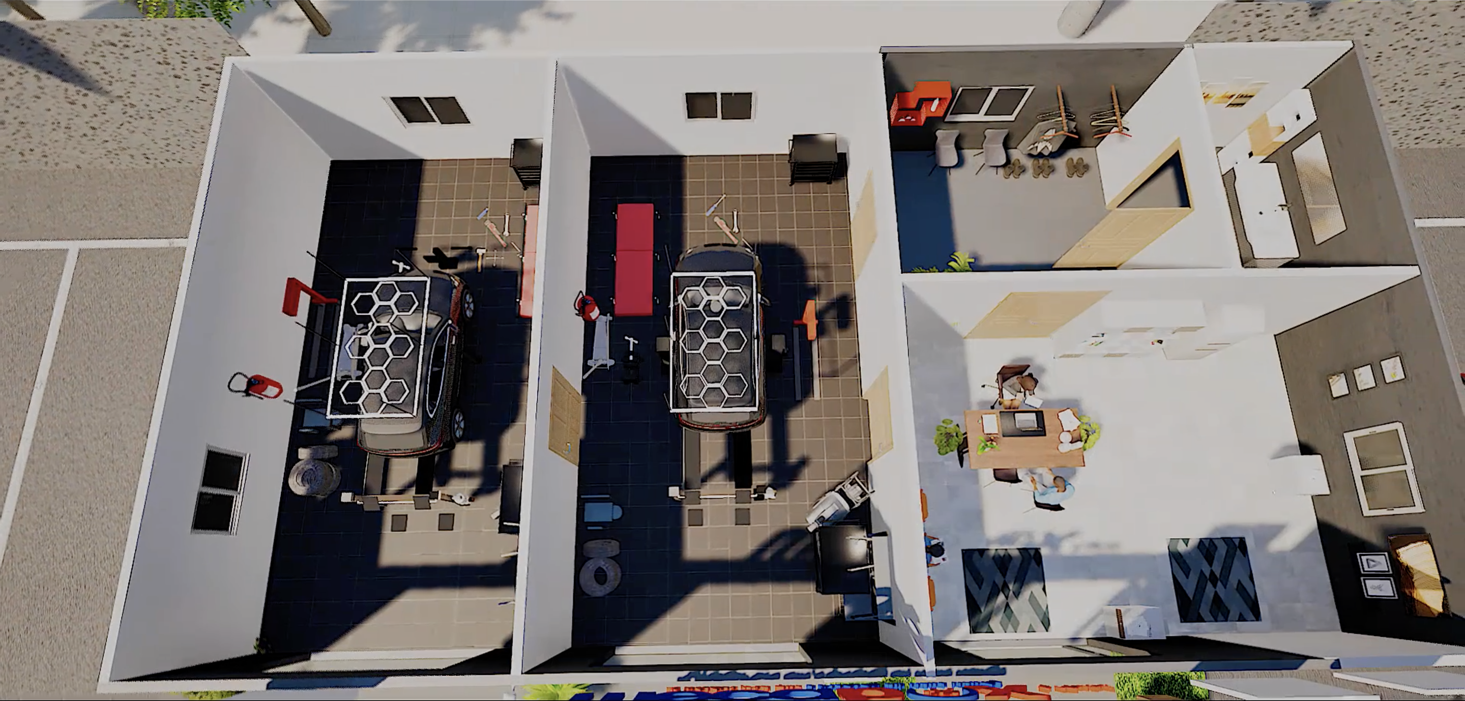 Intérieur du bureau